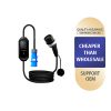 fgdhg European Standard EV Charger – Black Body with Blue Type 2 Connector